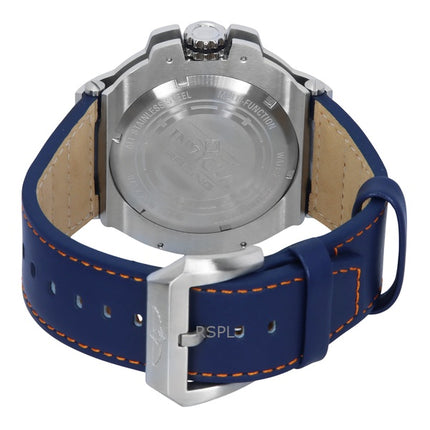 Invicta Racing Downforce GMT nahkaranneke Sininen kellotaulu kvartsi 47378 200M miesten kello