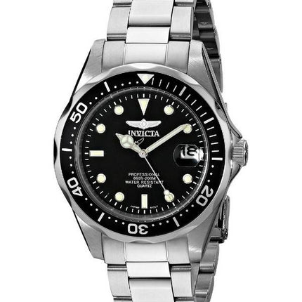 Invicta Pro Diver 200M Quartz Black Dial INV8932/8932 Miesten kello