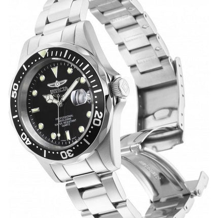 Invicta Pro Diver 200M Quartz Black Dial INV8932/8932 Miesten kello