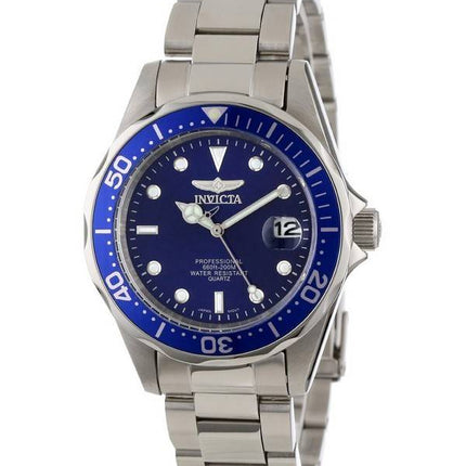 Invicta Pro Diver 200M kvartsi sininen soittaa INV9204/9204 Miesten kello