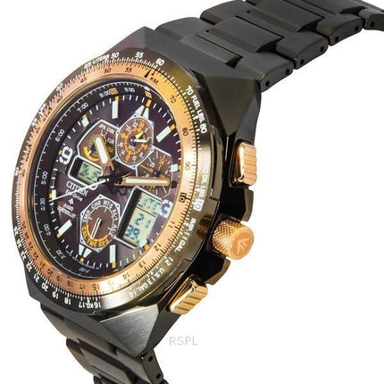 Citizen Promaster Skyhawk AT Anniversary Limited Edition musta kellotaulu Eco-Drive JY8146-54E 200M miesten kello