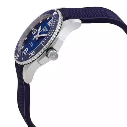 Longines Hydroconquest kumihihna Sunray Blue kellotaulu automaattinen sukeltaja L3.781.4.96.9 300M miesten kello