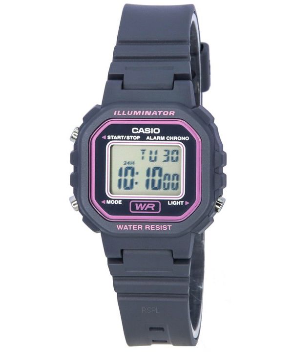 Casio POP digitaalinen musta kellotaulu kvartsi LA-20WH-8A LA20WH-8 naisten kello