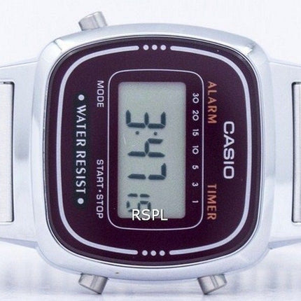 Casio hälytys Digital LA-670WA - 4D naisten Kello