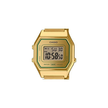 Casio Vintage Digital Gold Tone ruostumattomasta teräksestä valmistettu rannekoru kvartsi LA680WEGV-9A naisten kello