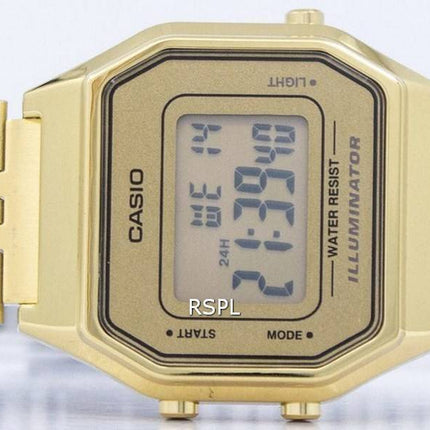 Casio Digital Quartz ruostumatonta terästä valaisin LA680WGA-9DF LA680WGA-9 naisten kello