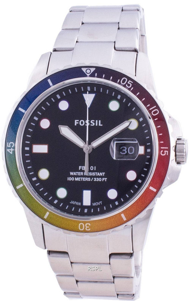 Fossil FB-01 Pride Limited Edition Quartz LE1108 100M miesten kello