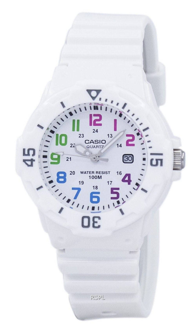 Casio Enticer analoginen valkoinen soittaa LRW 200H 7BVDF LRW 200H 7BV naisten kello