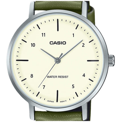 Casio Standard analoginen nahkaranneke beige kellotaulu kvartsi LTP-VT03L-3B naisten kello