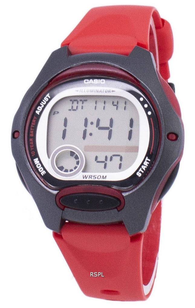 Casio Digital urheilu valaisin 4AVDF/200/LW naisten kello