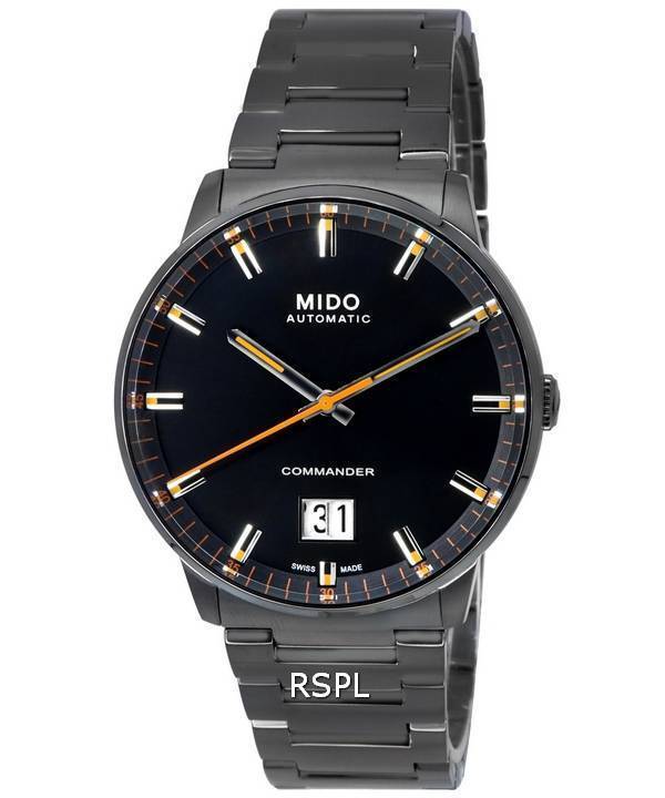 Mido Commander Big Date Black Dial automaattinen M021.626.33.051.00 M0216263305100 Miesten kello