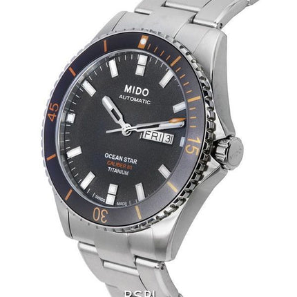 Mido Ocean Star 200 antrasiittikelloinen automaattinen sukeltaja M026.430.44.061.00 M0264304406100 200M miesten kello