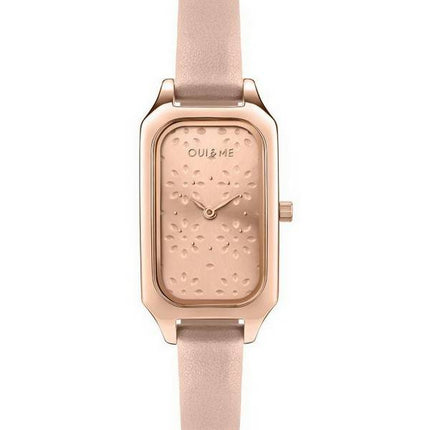 Oui & Me Finette Rose Gold Sunray kellotaulu nahkaranneke kvartsi ME010162 naisten kello