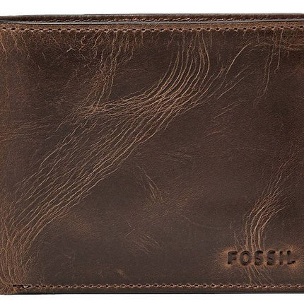 Fossil Derrick RFID-laukku tummanruskea Bifold ML3771201 miesten lompakko