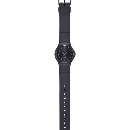 Casio POP Analoginen Biopohjainen Hartsihihna Musta Kellotaulu Kvartsi MQ-24B-1B Unisex kello