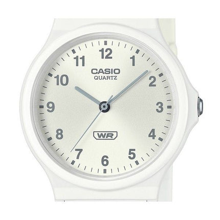 Casio POP -analoginen biopohjainen hartsihihna hopea kellotaulu kvartsi MQ-24B-7B unisex kello