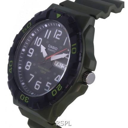 Casio Analog Army Green Hartsi Ranne Kvartsi MRW-210H-3A MRW210H-3 100M Miesten kello