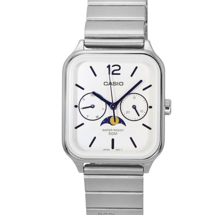 Casio Standard Analog Moon Phase hopea kellotaulu kvartsi MTP-M305D-7A miesten kello