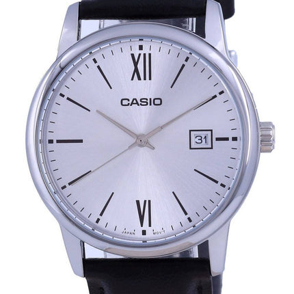 Casio Silver Dial ruostumaton teräs analoginen kvartsi MTP-V002L-7B3 MTPV002L-7 miesten kello