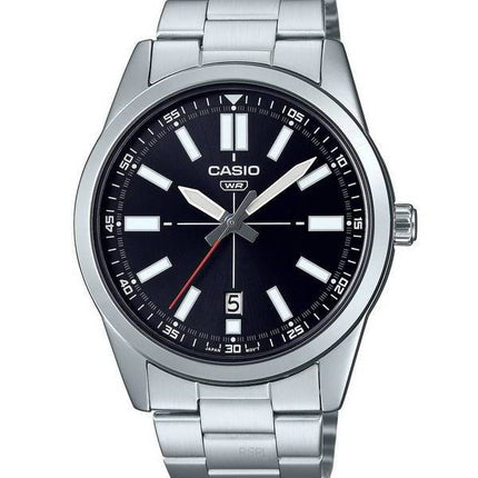 Casio Classic analoginen musta kellotaulu MTP-VD02D-1E MTPVD02D-1 miesten kello