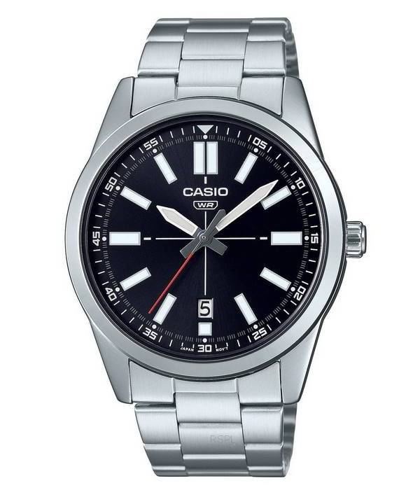 Casio Classic analoginen musta kellotaulu MTP-VD02D-1E MTPVD02D-1 miesten kello