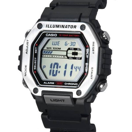 Casio Standard digitaalinen musta kellotaulu kvartsi MWD-110H-1A MWD110H-1 100M miesten kello