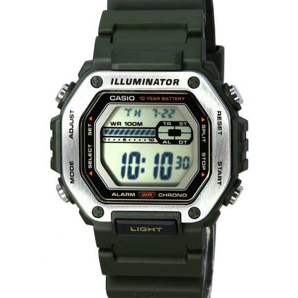 Casio Standard digitaalinen musta kellotaulu kvartsi MWD-110H-3A MWD110H-3 100M miesten kello