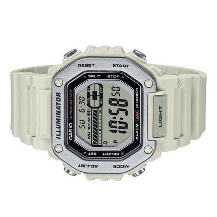 Casio Standard digitaalinen valkoinen hartsihihna kvartsi MWD-110H-8AV 100M miesten kello