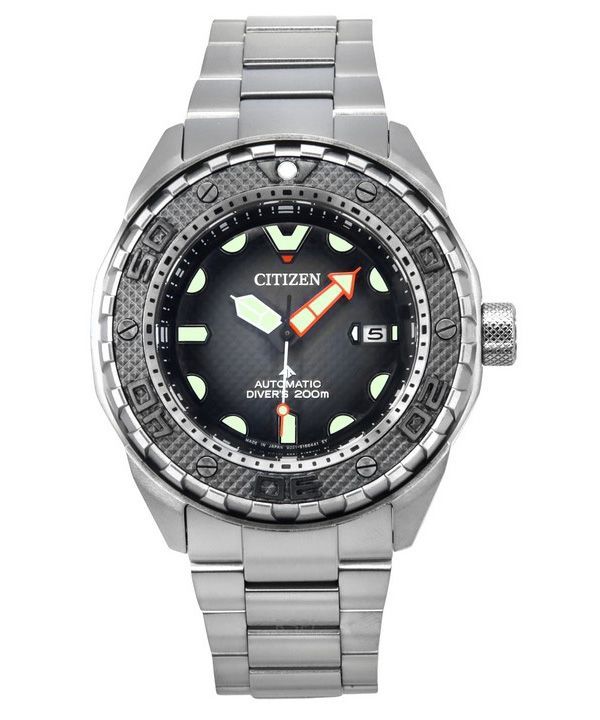 Citizen Promaster Dive Super Titanium Black kellotaulu automaattinen NB6004-83E 200M miesten kello