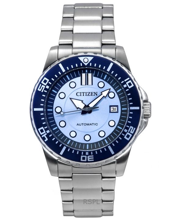 Citizen Limited Edition ruostumattomasta teräksestä valmistettu sininen kellotaulu automaattinen NJ0178-81M 100M miesten kello