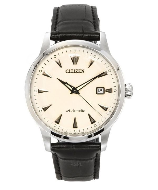 Citizen Kuroshio 64 Series Limited Edition nahkahihna, kermanvärinen kellotaulu, automaattinen NK0001-17X miesten kello