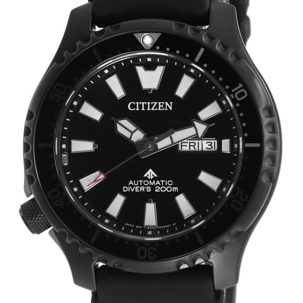 Citizen Promaster Fugu Limited Edition Sukeltajan musta kellotaulu, automaattinen NY0139-11E 200M miesten kello