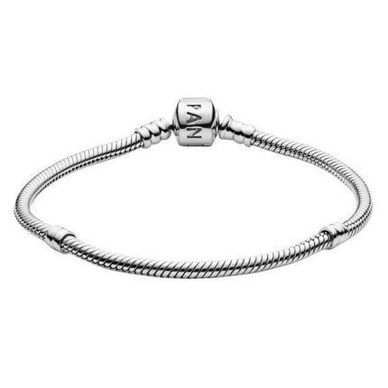 Pandora Moments Snake Link Sterling hopea rannekoru 590702HV-20 naisille