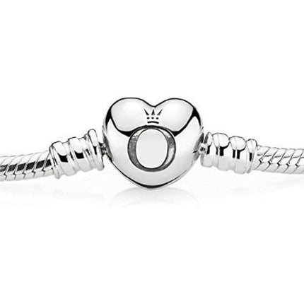 Pandora Moments Heart Clasp käärmeketjuranneke 590719-21 naisille