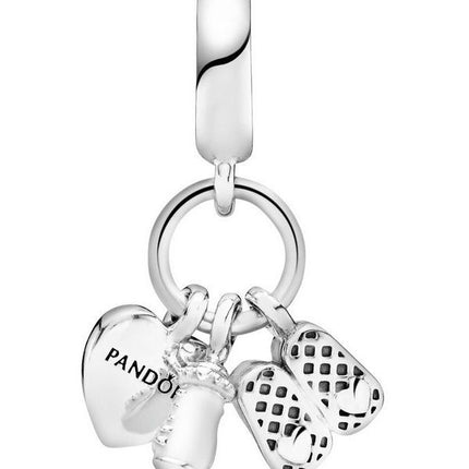 Pandora tuttipullo ja kengät Dangle Charm 798106CZ naisille