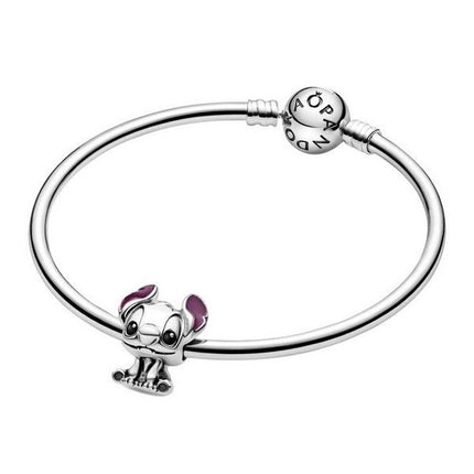 Pandora Disney Lilo ja Stitch hopeakoru mustalla ja violetilla emalilla 798844C01 naisille