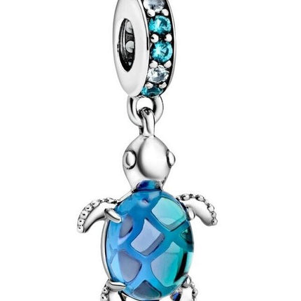 Pandora Murano Glass Merikilpikonnan riippukoru 798939C01 naisille