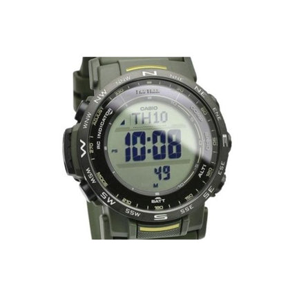 Casio Pro Trek digitaalinen biopohjainen hartsihihna, kestävä aurinko PRW-35Y-3B 100M Unisex kello