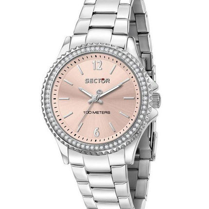 Sector 230 Just Time Crystal Accents Rose Gold Kellotaulu Quartz R3253161536 100M naisten kello