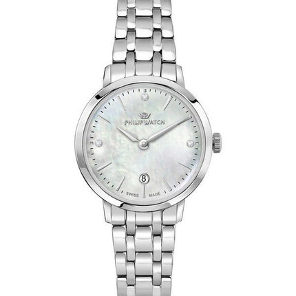 Philip Kello Audrey Crystal Accents Mother Of Pearl Dial Quartz R8253150512 Naisten kello