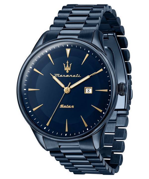 Maserati Tradizione Solar Blue Dial Quartz R8853146003 100M miesten kello