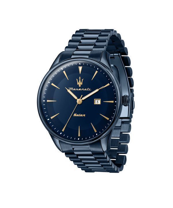 Maserati Tradizione Solar Blue Dial Quartz R8853146003 100M miesten kello