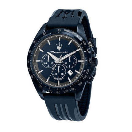 Maserati Traguardo Limited Edition Chronograph kumihihna sininen kellotaulu Quartz R8871612042 100M miesten kello