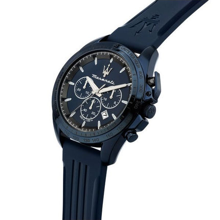 Maserati Traguardo Limited Edition Chronograph kumihihna sininen kellotaulu Quartz R8871612042 100M miesten kello