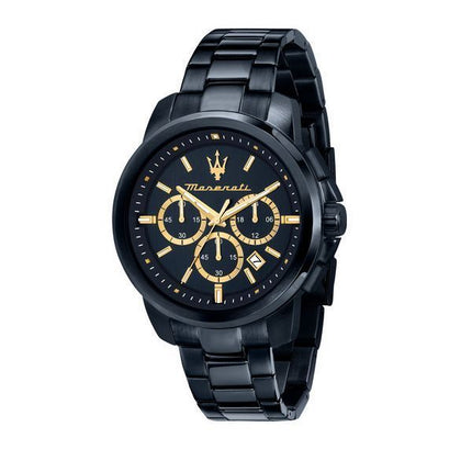 Maserati Successo Chronograph ruostumaton teräs sininen kellotaulu kvartsi R8873621040 miesten kello