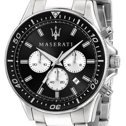 Maserati Aqua Edition Chronograph Black Dial Quartz R8873644001 100M miesten kello