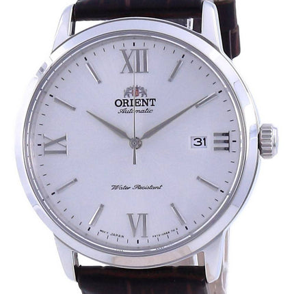 Orient Contemporary White Dial Leather Automatic RA-AC0F12S10B miesten kello