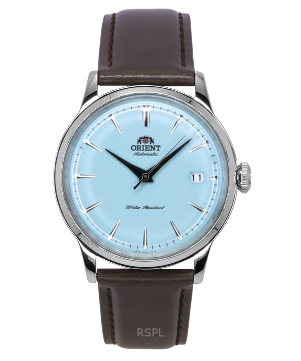 Orient Bambino Limited Edition nahkaranneke vaaleansininen kellotaulu automaattinen RA-AC0M14L miesten kello