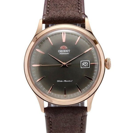 Orient Bambino Version 4 Nahkahihna Pronssi Kellotaulu RA-AC0P04Y10B Miesten kello