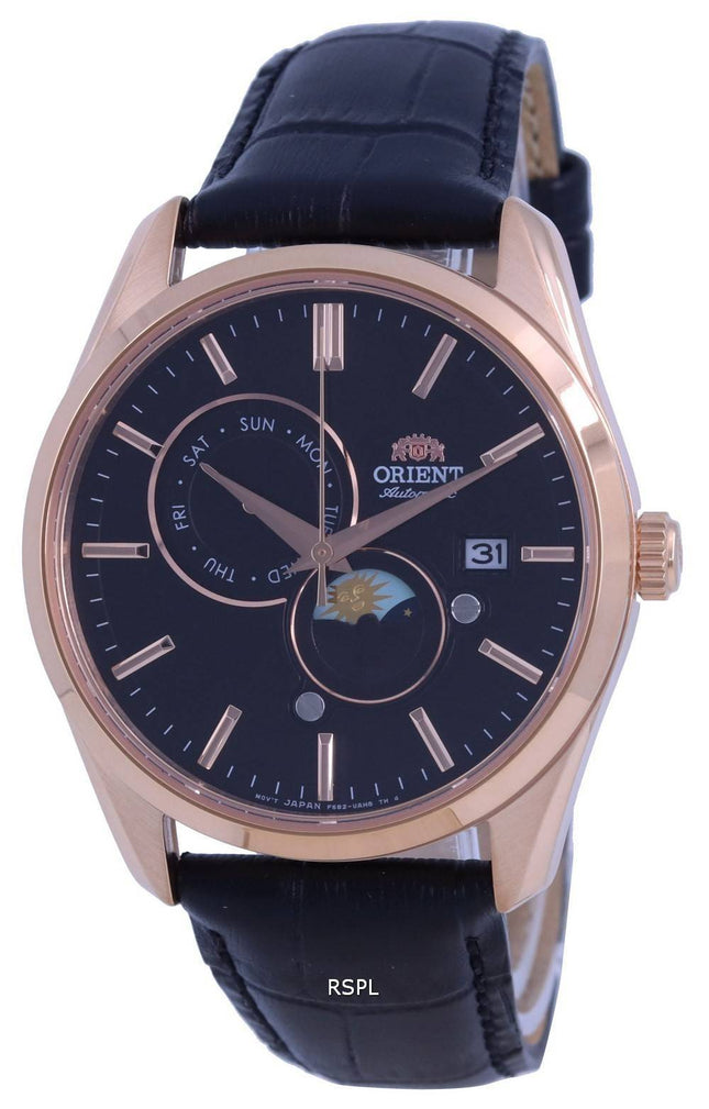 Orient Classic Sun & Moon Gen Musta kellotaulu Automaattinen RA-AK0309B10B Miesten kello